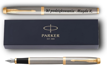 Pióro Wieczne Parker IM Brushed GT z GRAWEREM