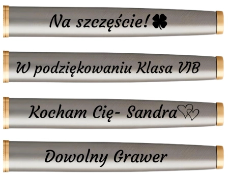 Pióro Wieczne Parker IM Brushed GT z GRAWEREM